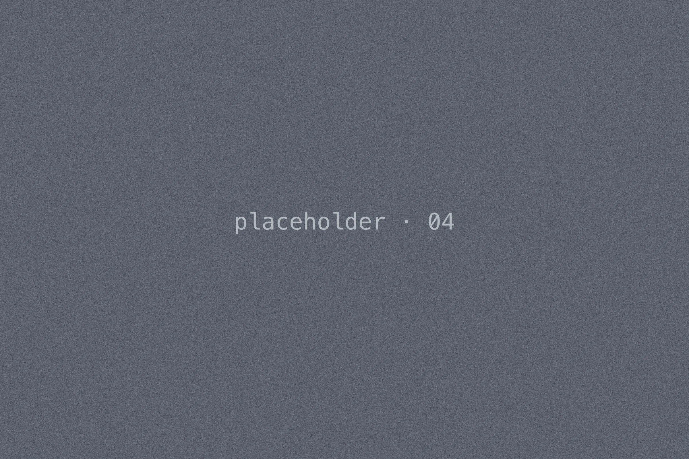Placeholder frame, blue-grey grain.